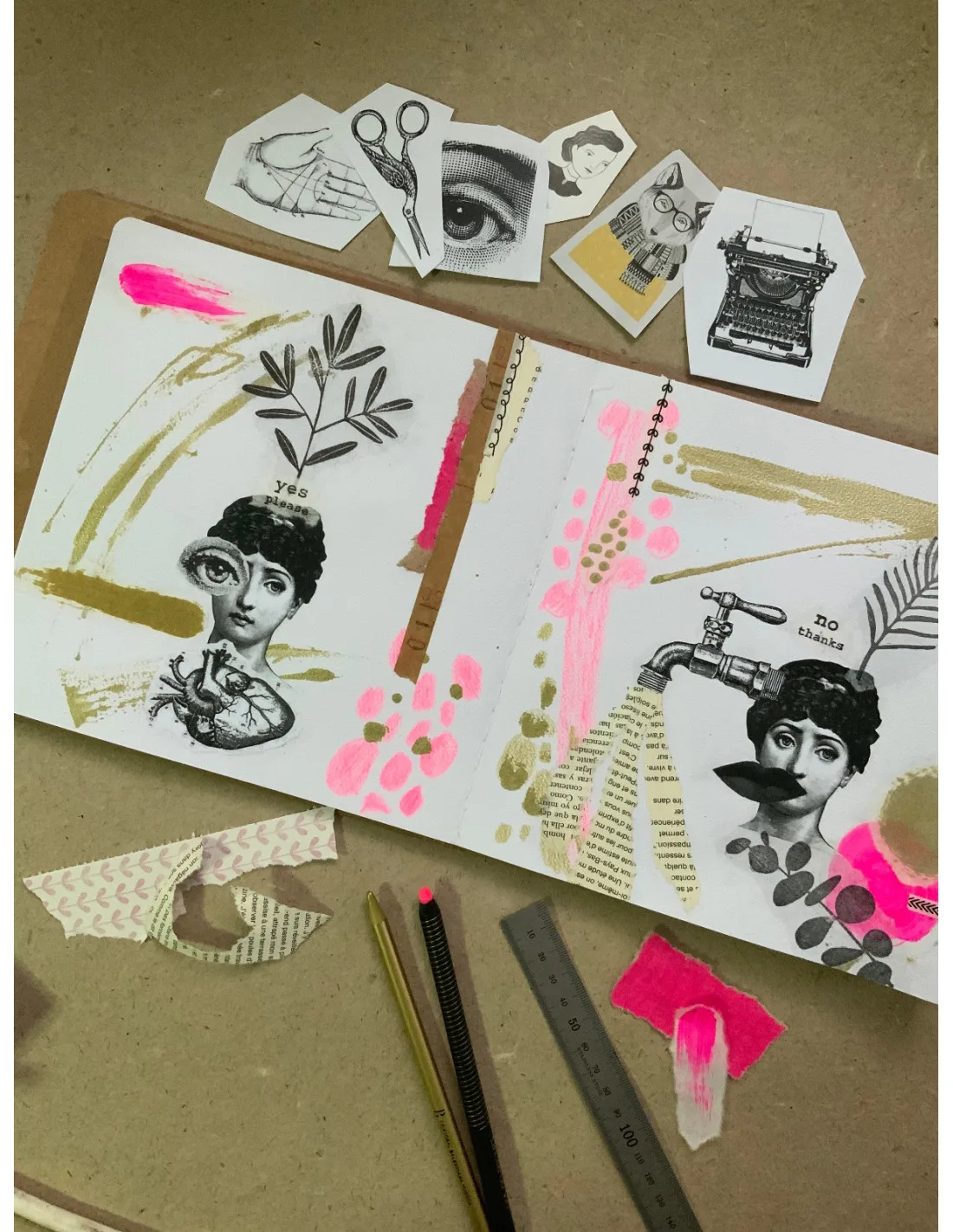 Taller collage