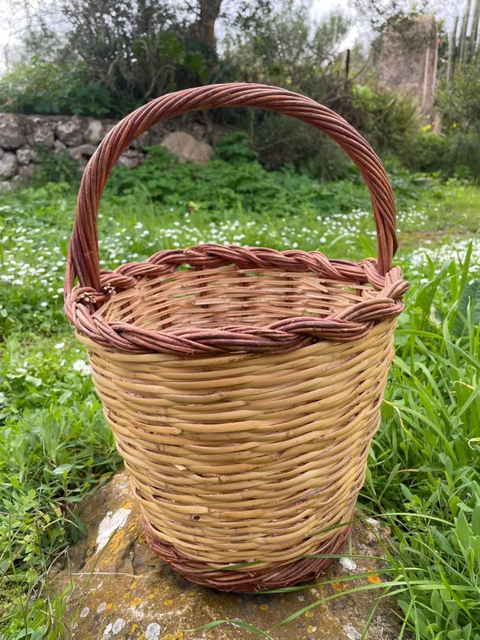Curso de cestería: cesto de mimbre